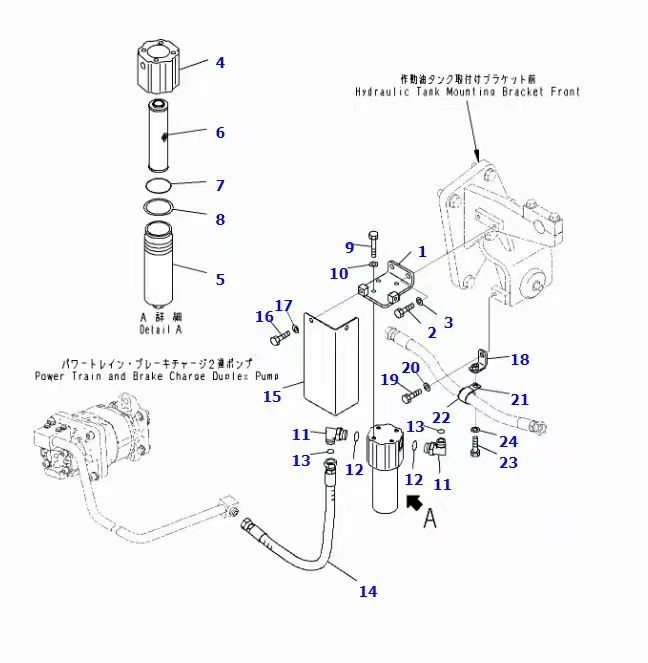 小松过滤器总成569-43-83911