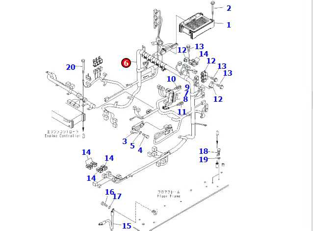 小松PC800 线束209-06-73321