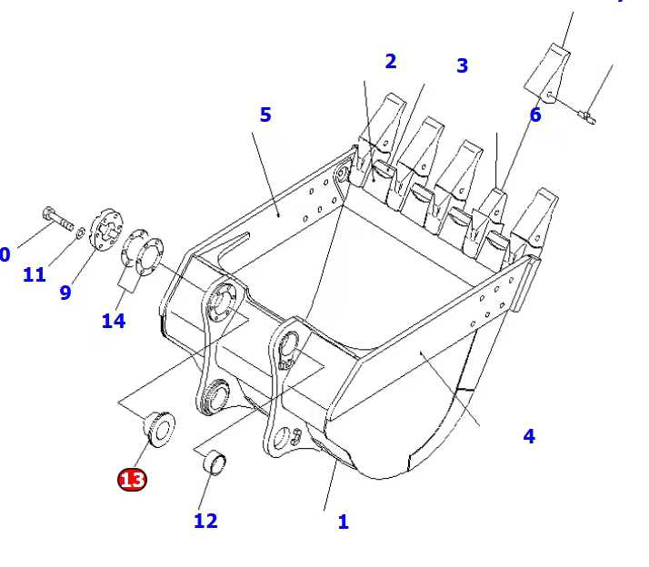 小松PC1250铲斗衬套21N-70-14220