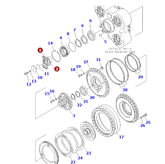 小松矿卡自卸车HD605-7联轴器569-13-59860