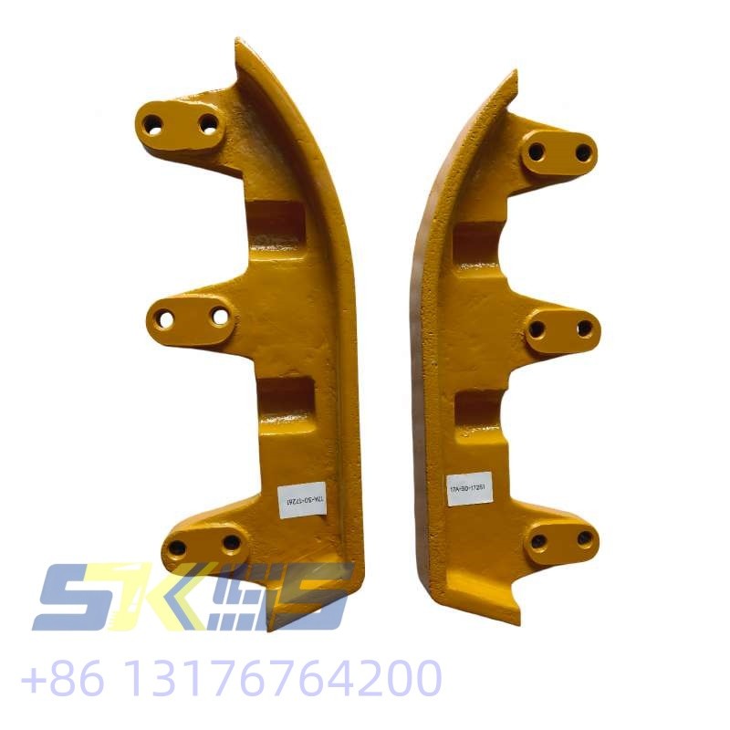 小松推土机D155A轨道框架保护装置零件号17A-30-17261  17A-30-17251