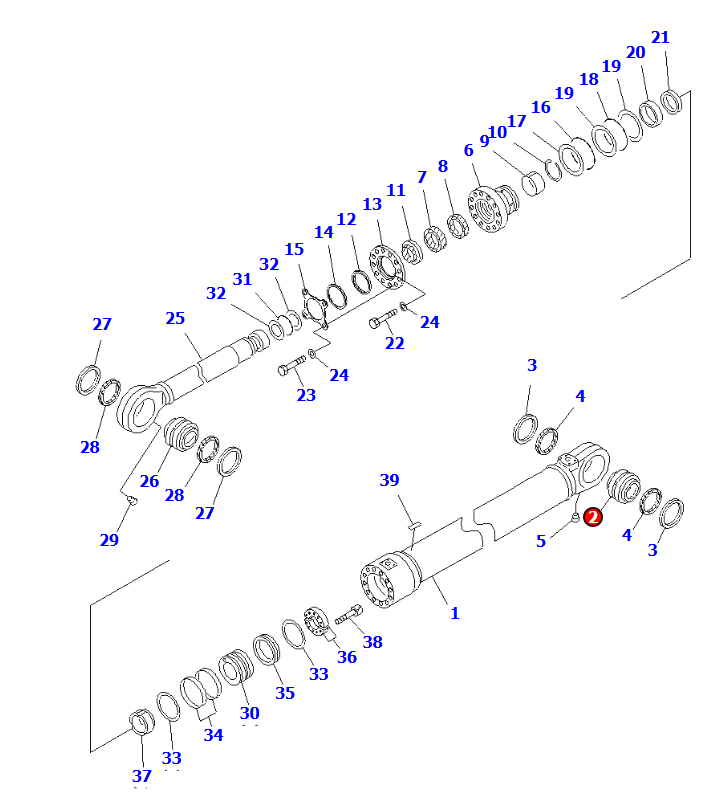 小松PC1250油缸衬套707-46-14010